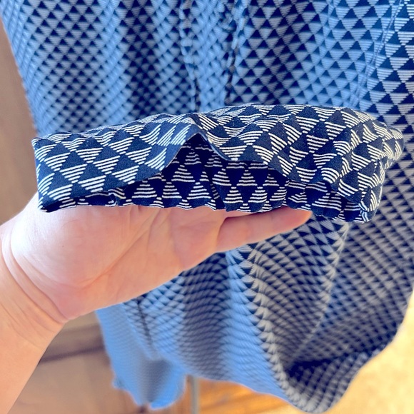 Drawstring Geometric Pants - Picture 4 of 6